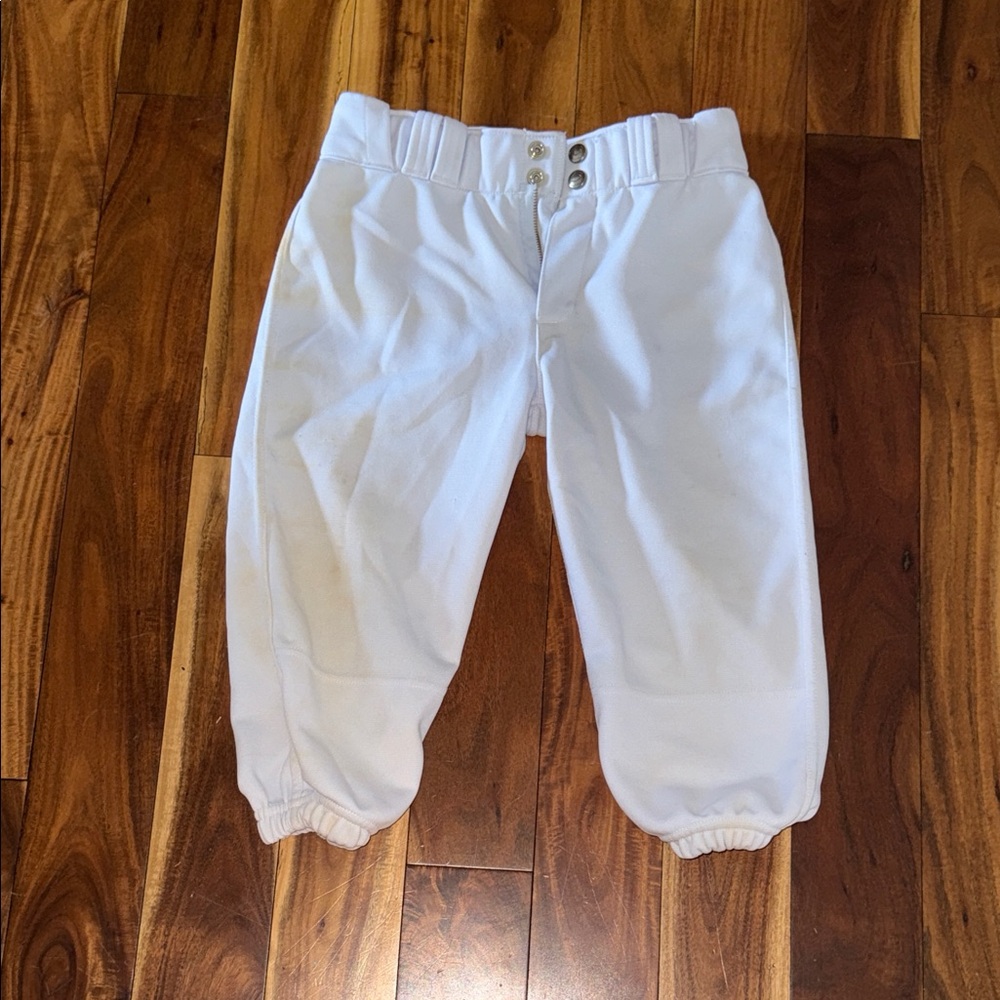 Boys Evoshield White baseball pants